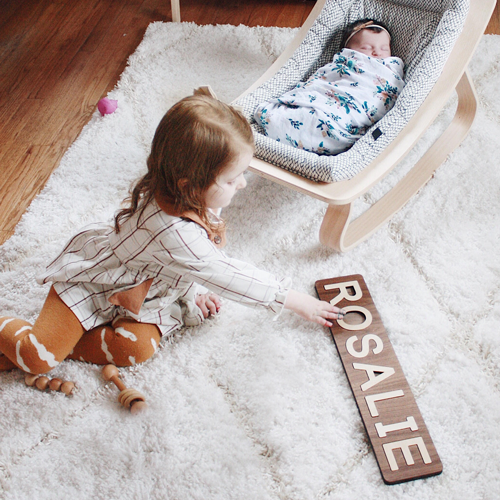 Spell Well Name Puzzle personalized wooden toy