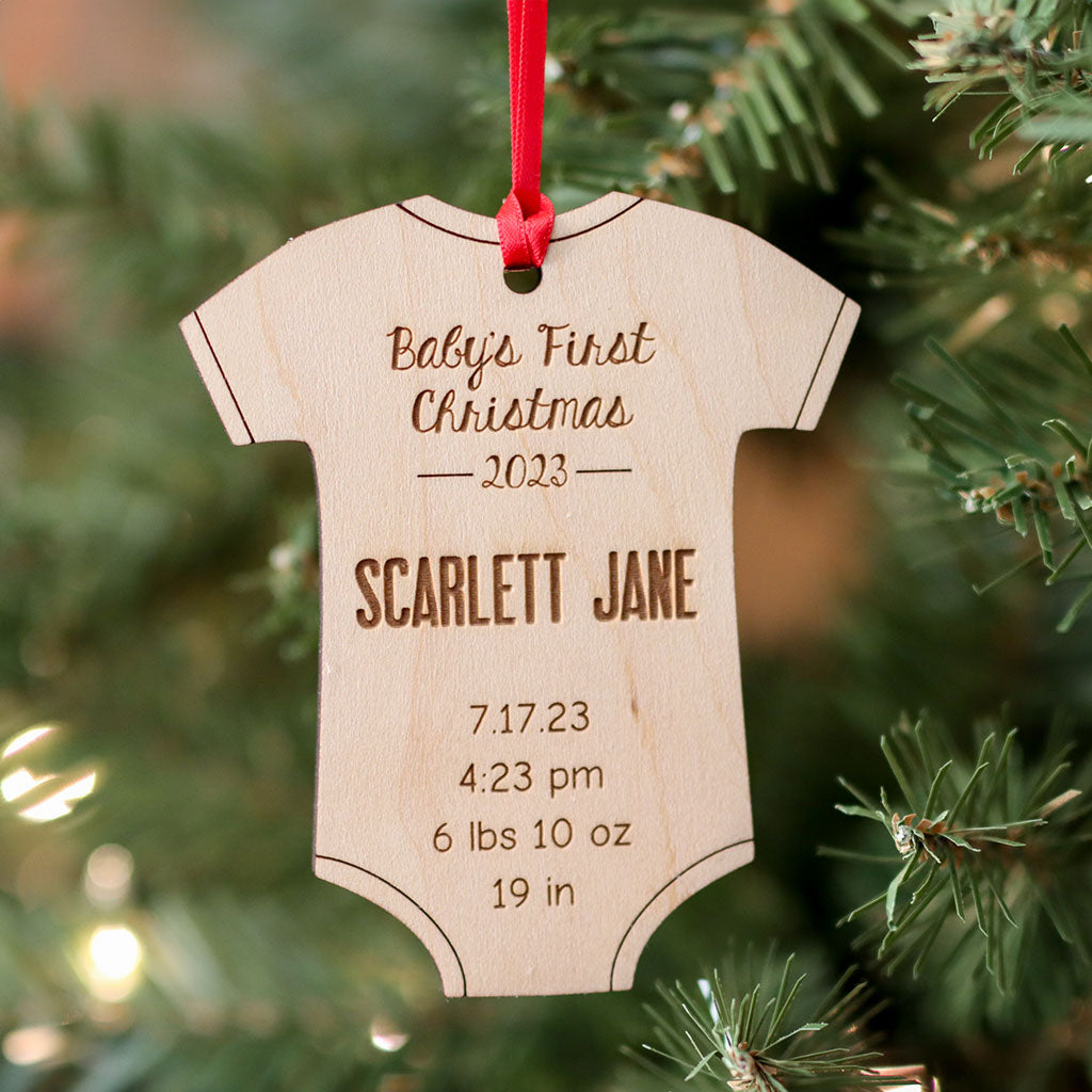 baby first Christmas ornament new baby gift 