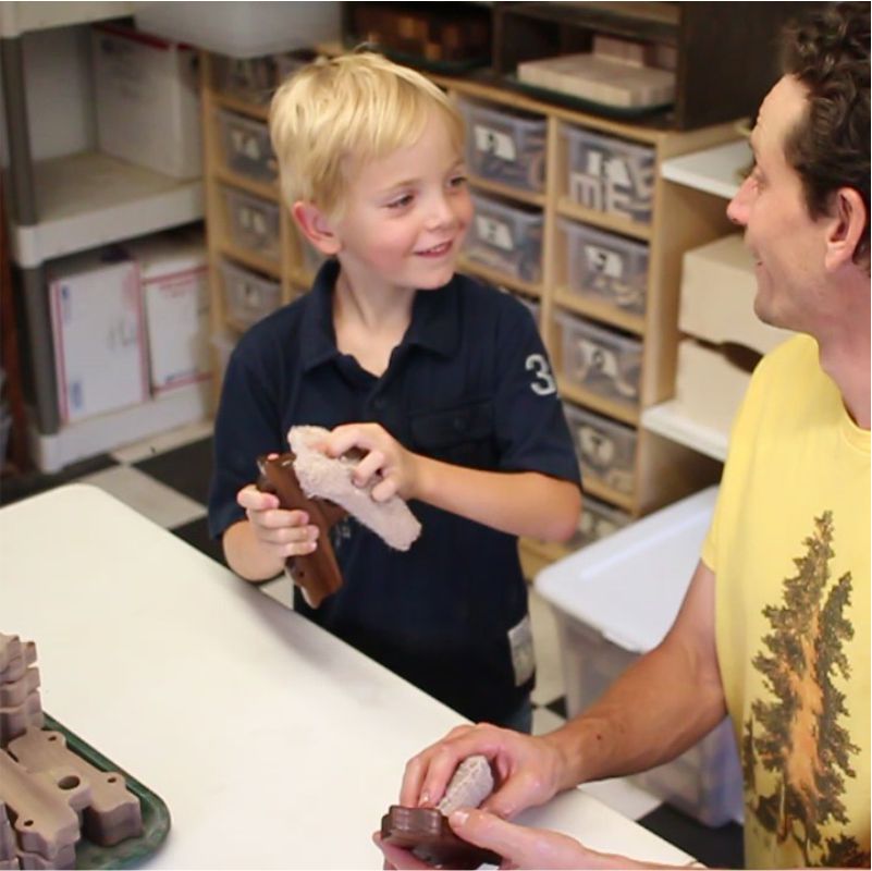 wooden toy trucks for boys Smiling Tree Toys