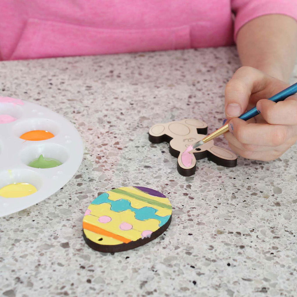 Paint your own Easter ornaments spring craft for kids