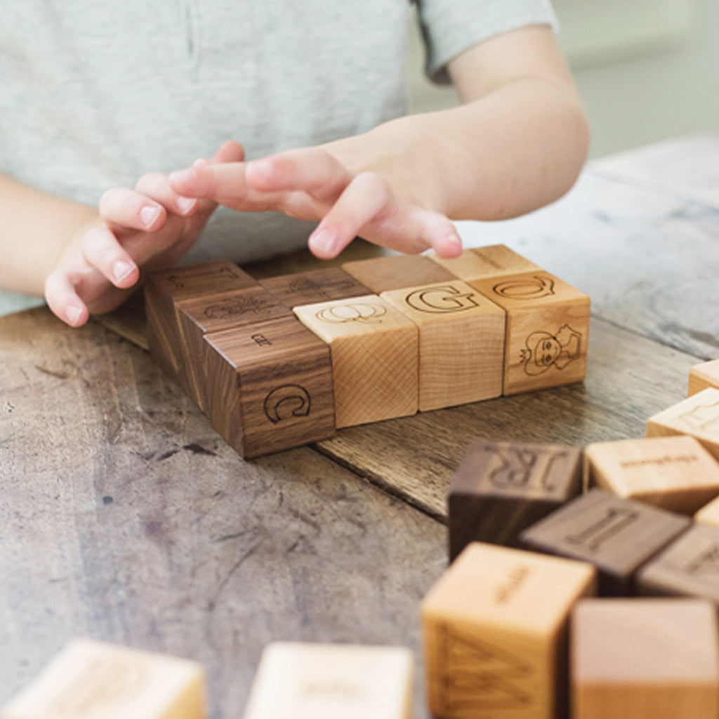 wooden picture alphabet blocks block alphabet letters for kids