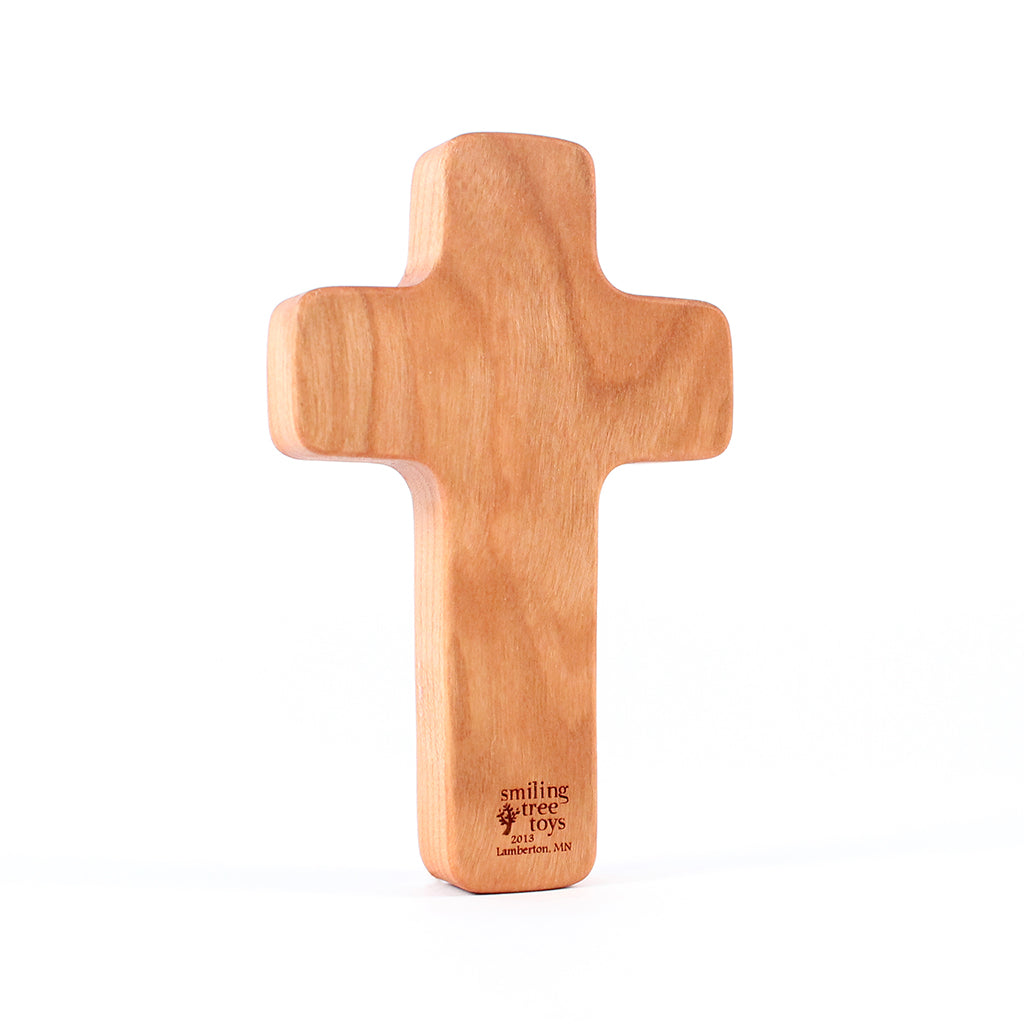 cross rattle wooden rattles for babies personalized baptism gift