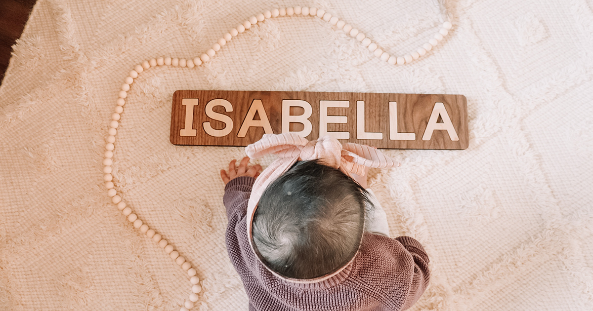 Start-to-finish: Our Personalized Wooden Name Puzzle
