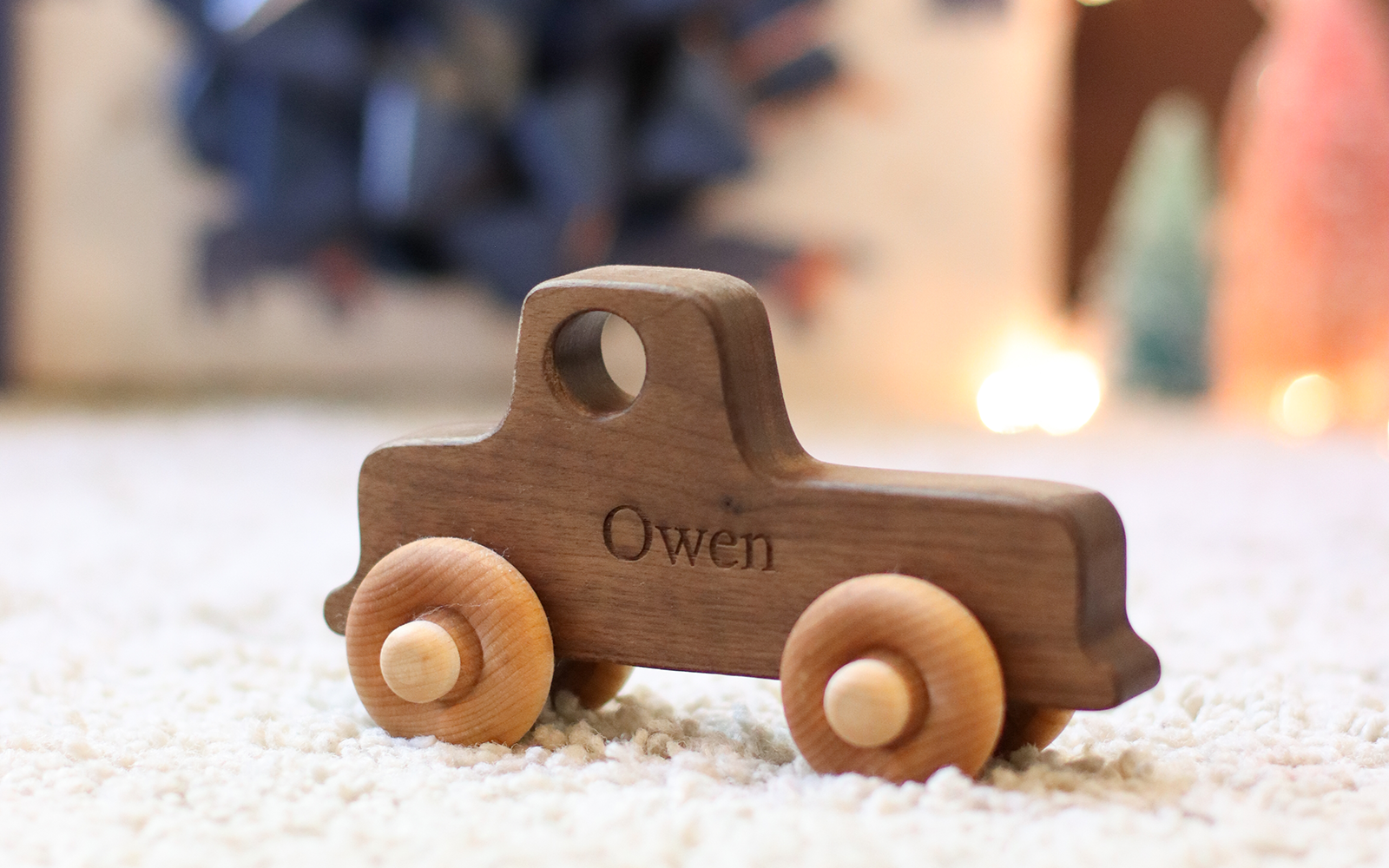 Christmas Gifts for Kids personalized toy truck stocking stuffer toddler