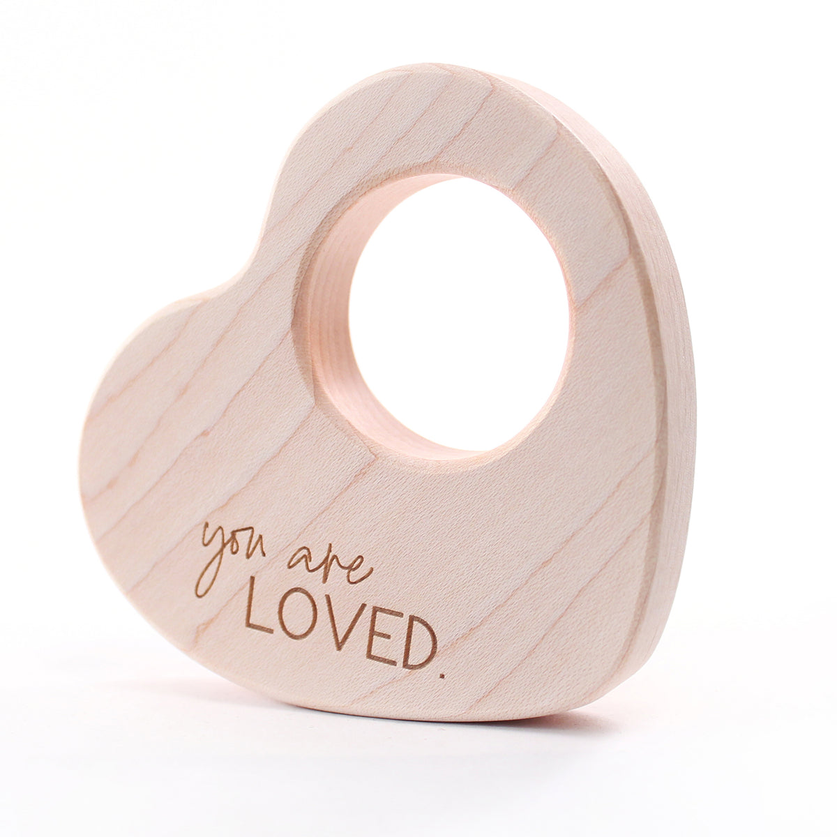 You Are Loved heart teether