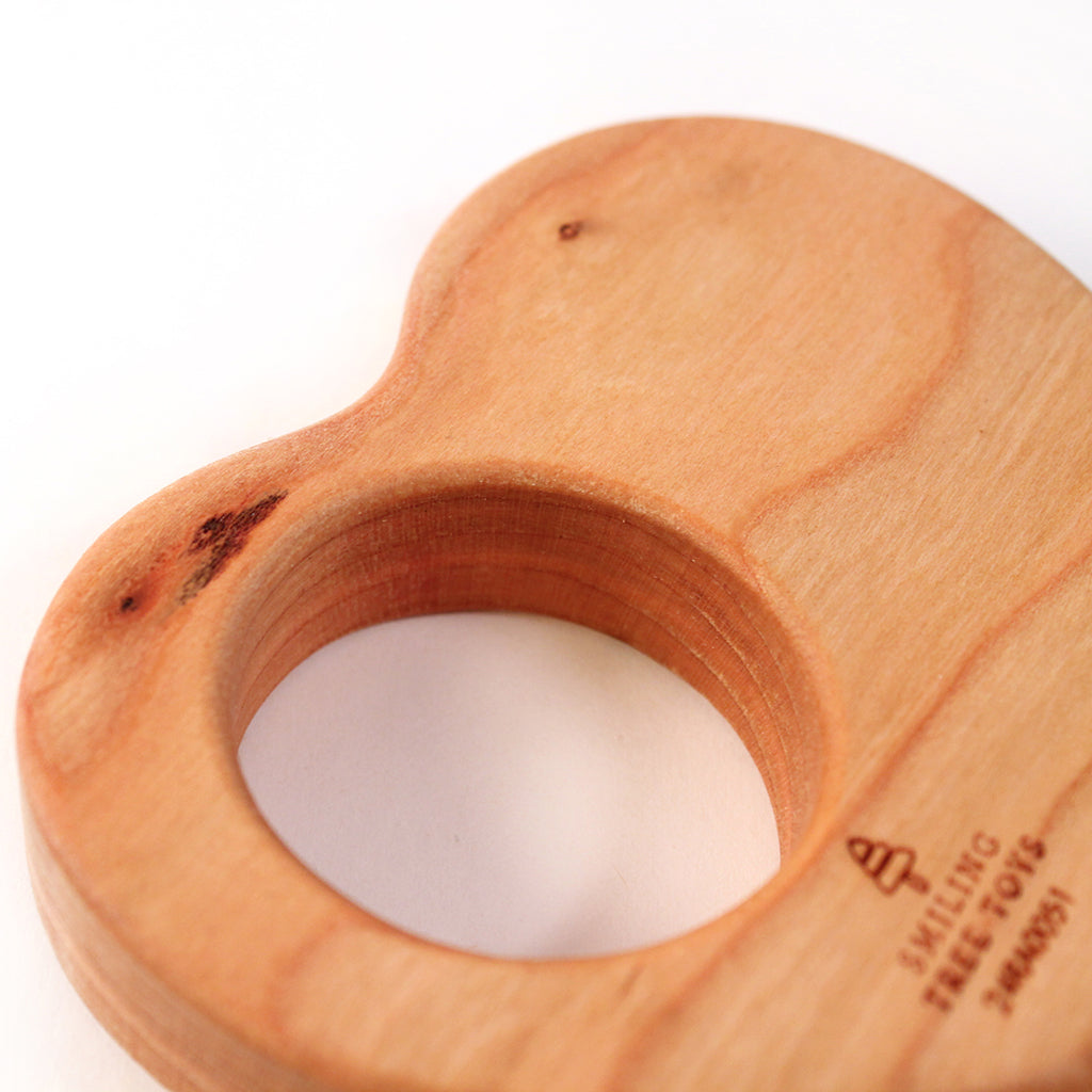 Wooden Heart Baby Rattle On Sale