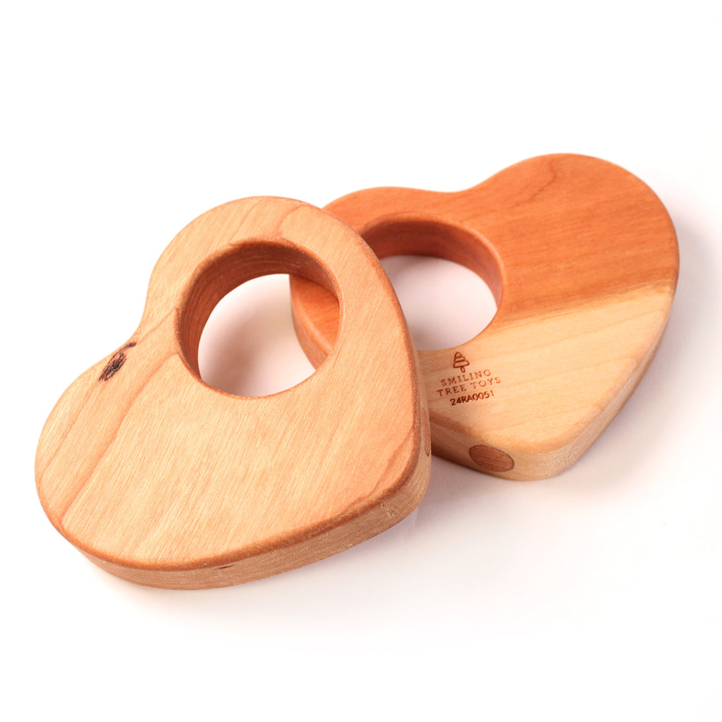 Wood Rattle For Babies Natural and On Sale