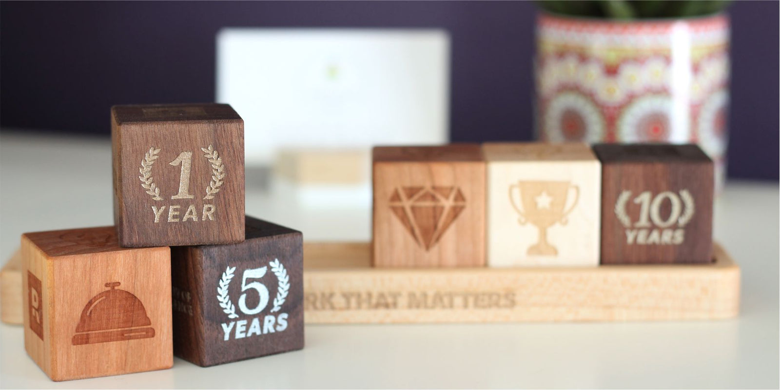 Smart - Creative Personalized Team Gifts Bulk For Men. Resin Wood