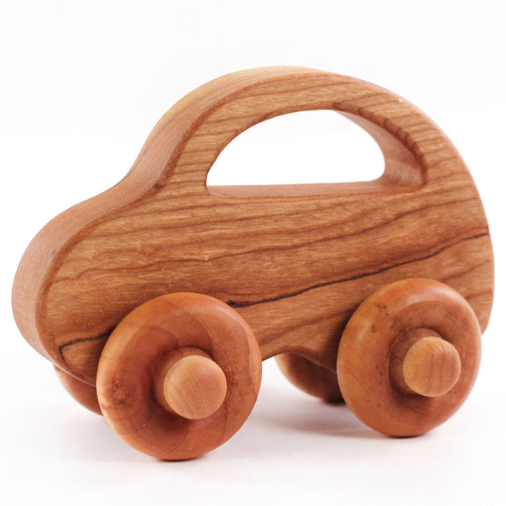 love bug wooden toy car