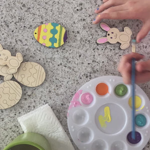 Paint your own Easter ornaments spring craft for kids
