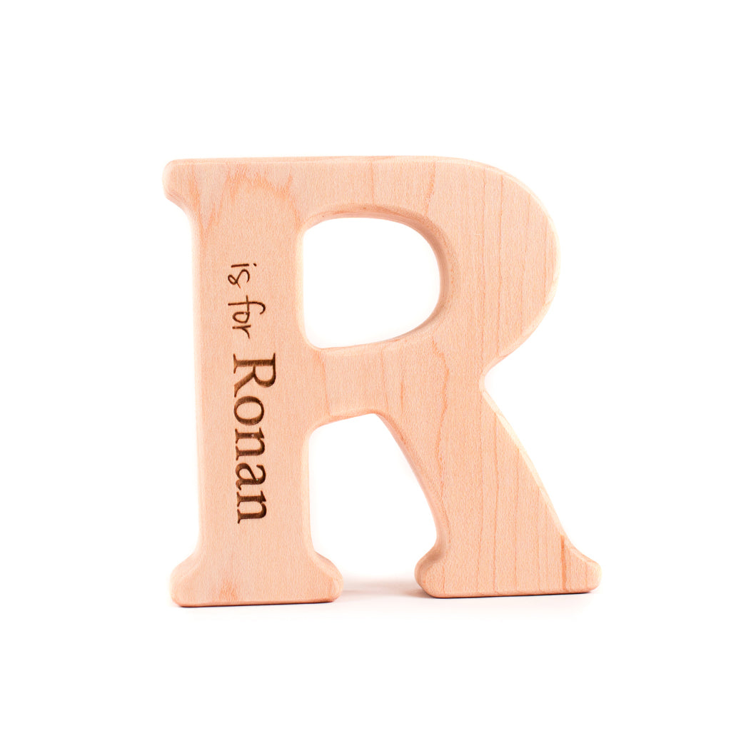 Wooden Letter Beads 12mm 10pc Square Beech Natural Baby Teether DIY  Pacifier Chain Teething Toys DIY Jewelry Handcraft