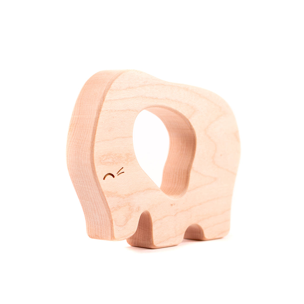 wood teethers for baby natural teething pain relief newborn gift