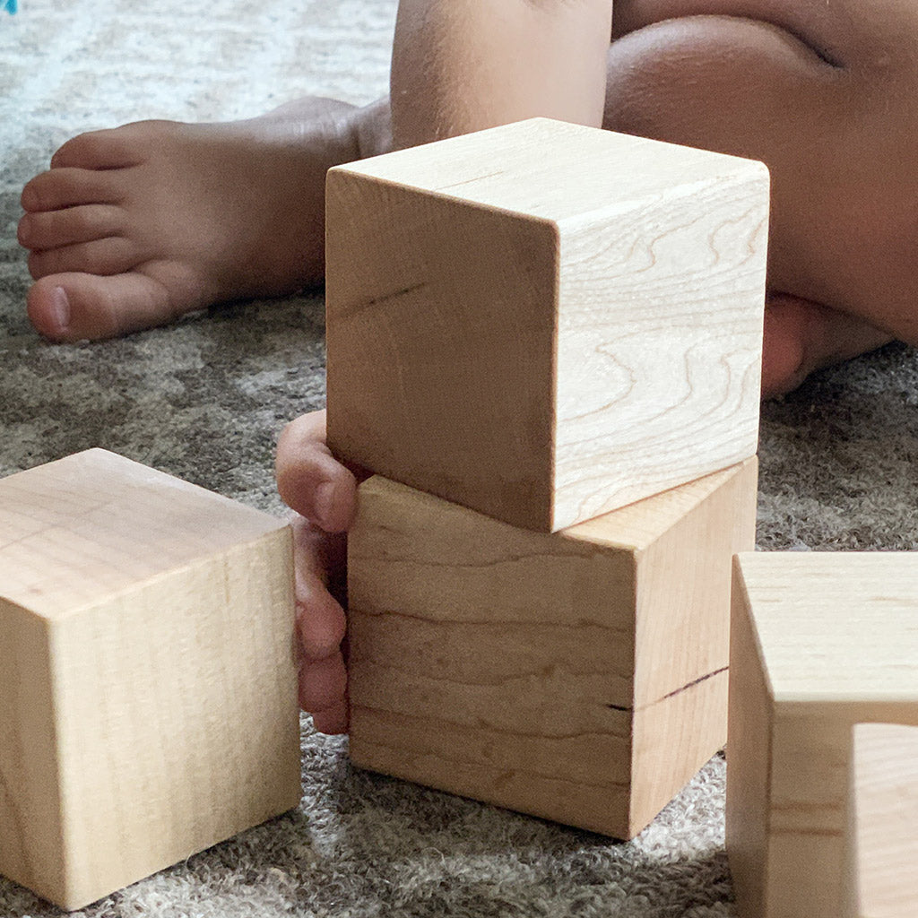 Large Wooden Building Blocks 60 Pc Blocks Large Starter Set