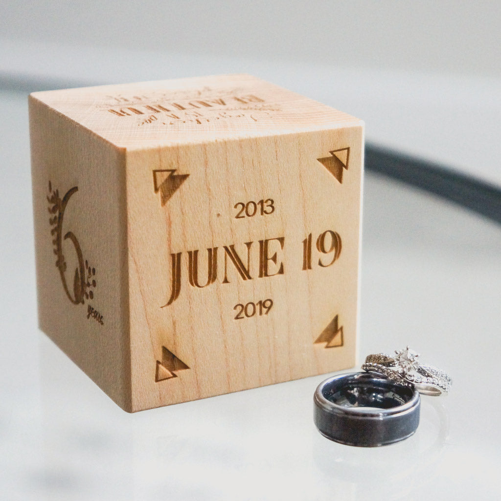 5th Anniversary Gift for Him, Fifth Anniversary Gift for Husband, 5 Year  Anniversary Gift for Men, Personalized Wood Anniversary Gift 