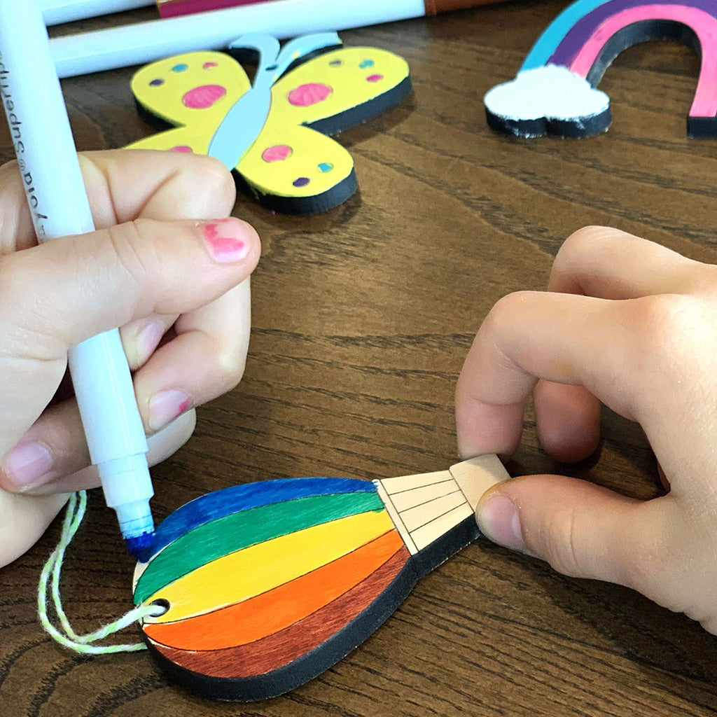 wooden craft for kids color your own cheer up charms