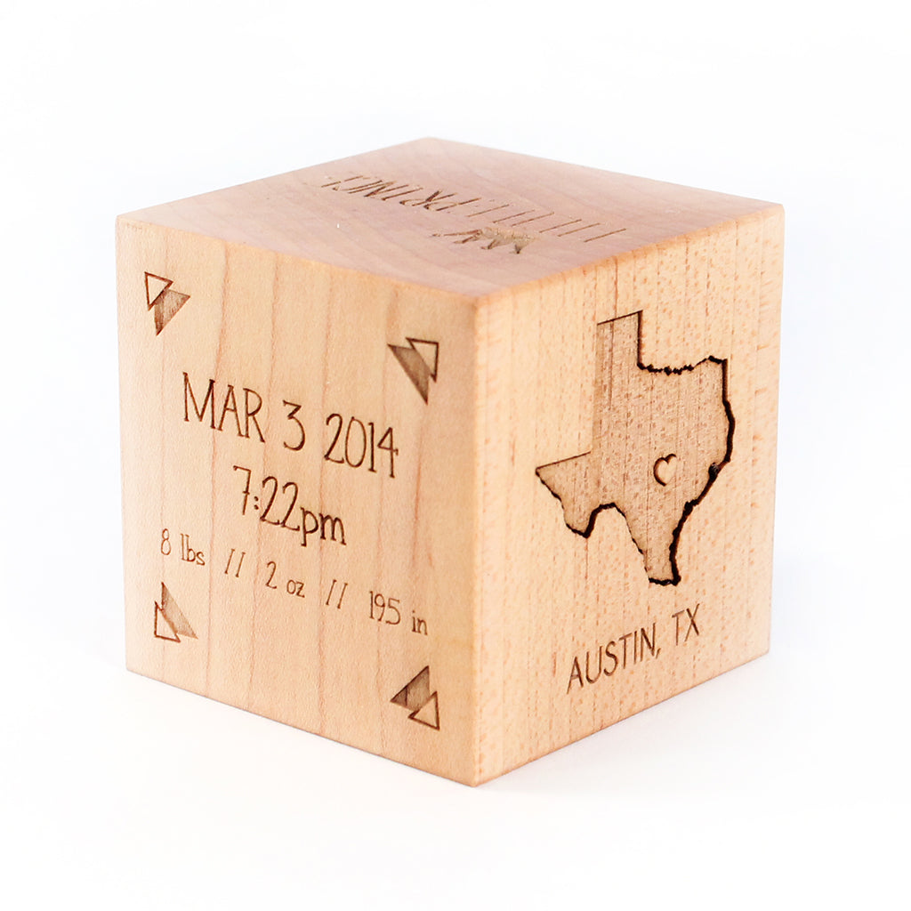 Personalized Baby Block, Unique Baby Gift