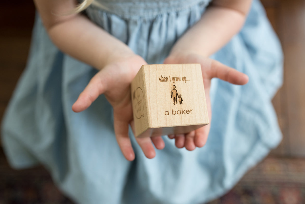 personalized wooden keepsake childrens block