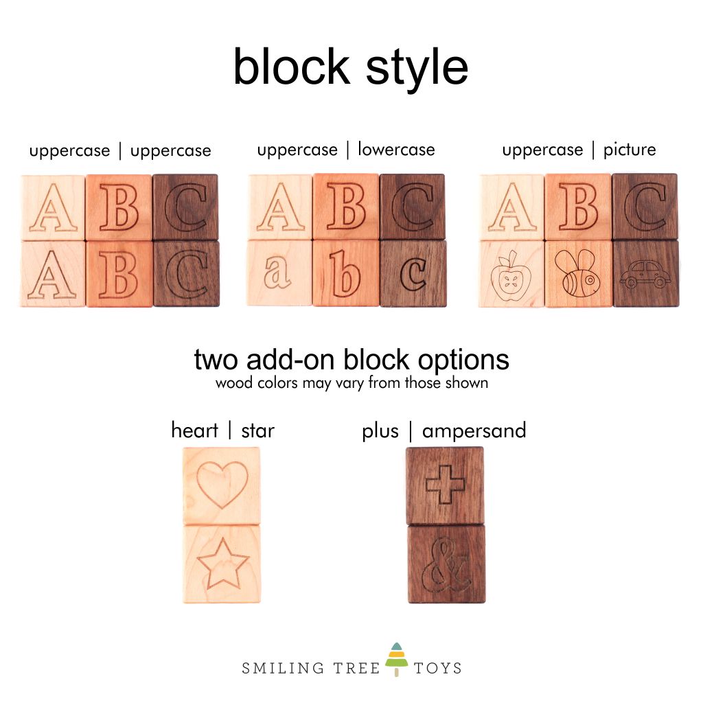Wood Block Letters - Custom Baby Block Letters